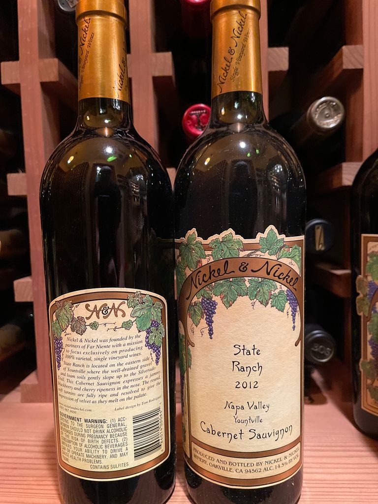 2012 Nickel & Nickel Sauvignon State Ranch, USA, California