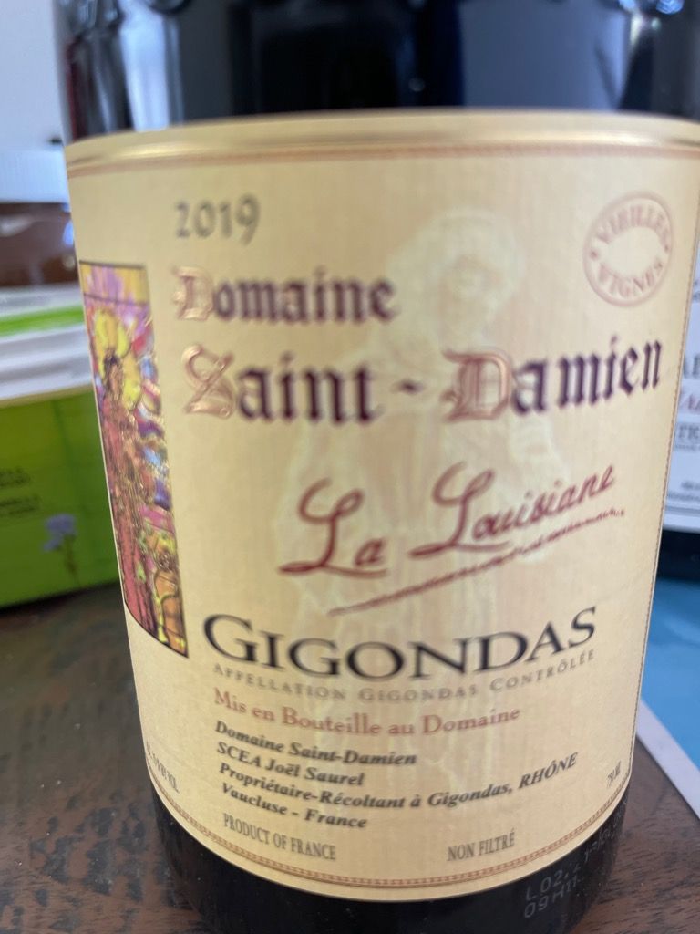 2019 Domaine SaintDamien Gigondas Vieilles Vignes La Louisiane, France, Rhône, Southern Rhône