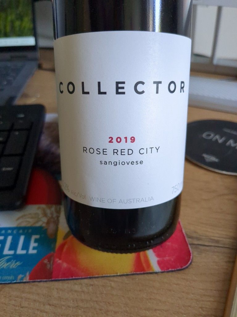 2021 Collector Wines Sangiovese Rose Red City, Australia, New South