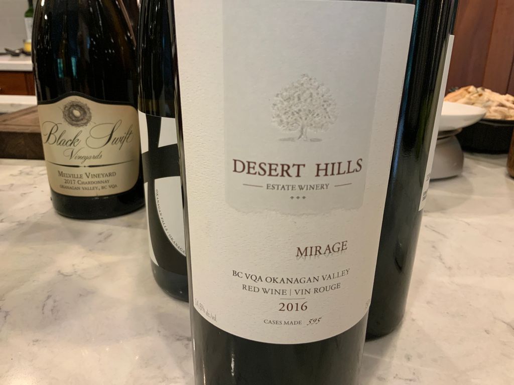 2016 Desert Hills Estate Winery Mirage, Canada, British Columbia