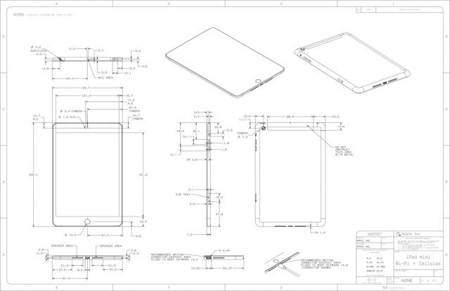 Apple Details 4th Gen iPad, iPad mini In New Set Of Technical Drawings