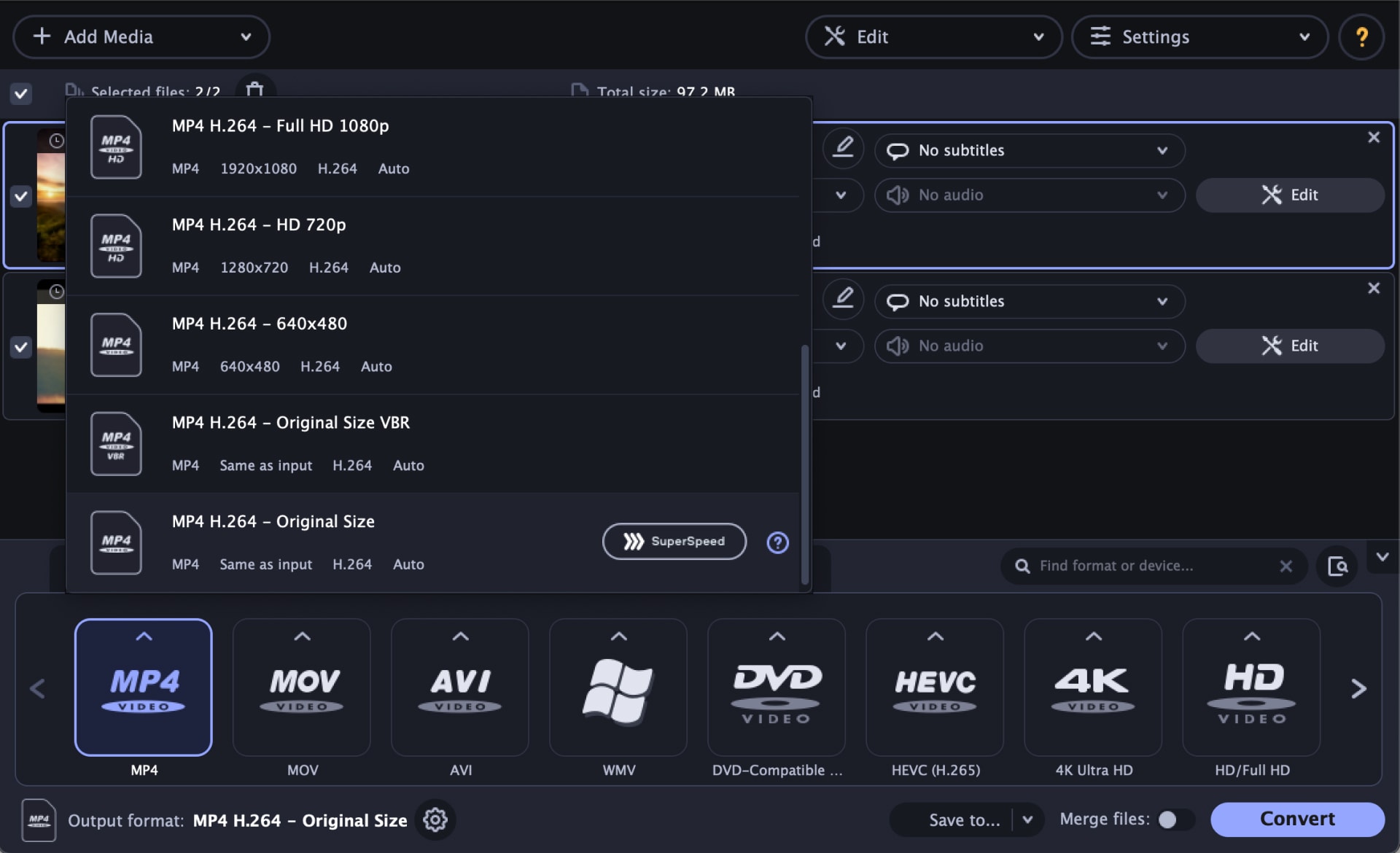 Convert avi to mp4 mac software musicalfalas