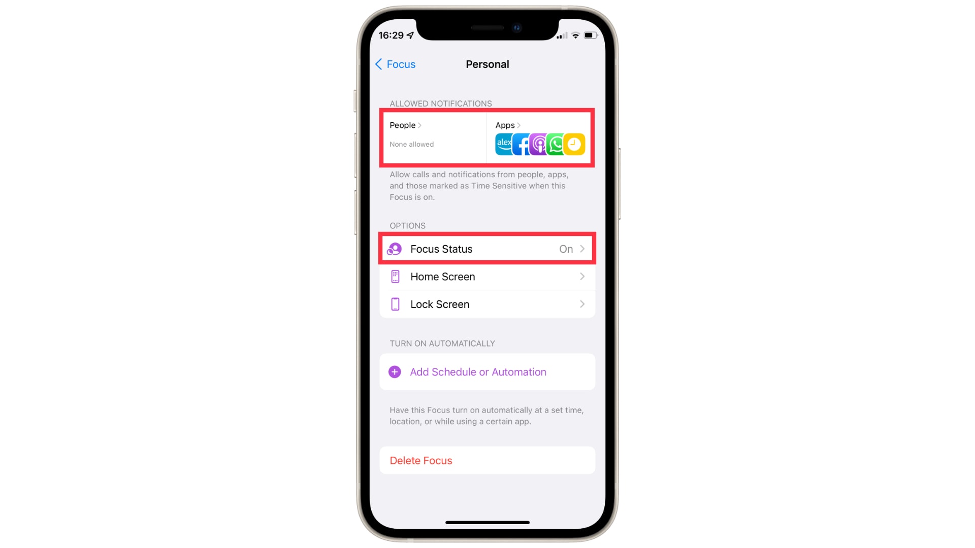 How to share your Focus status with select contacts in iOS and iPadOS 15