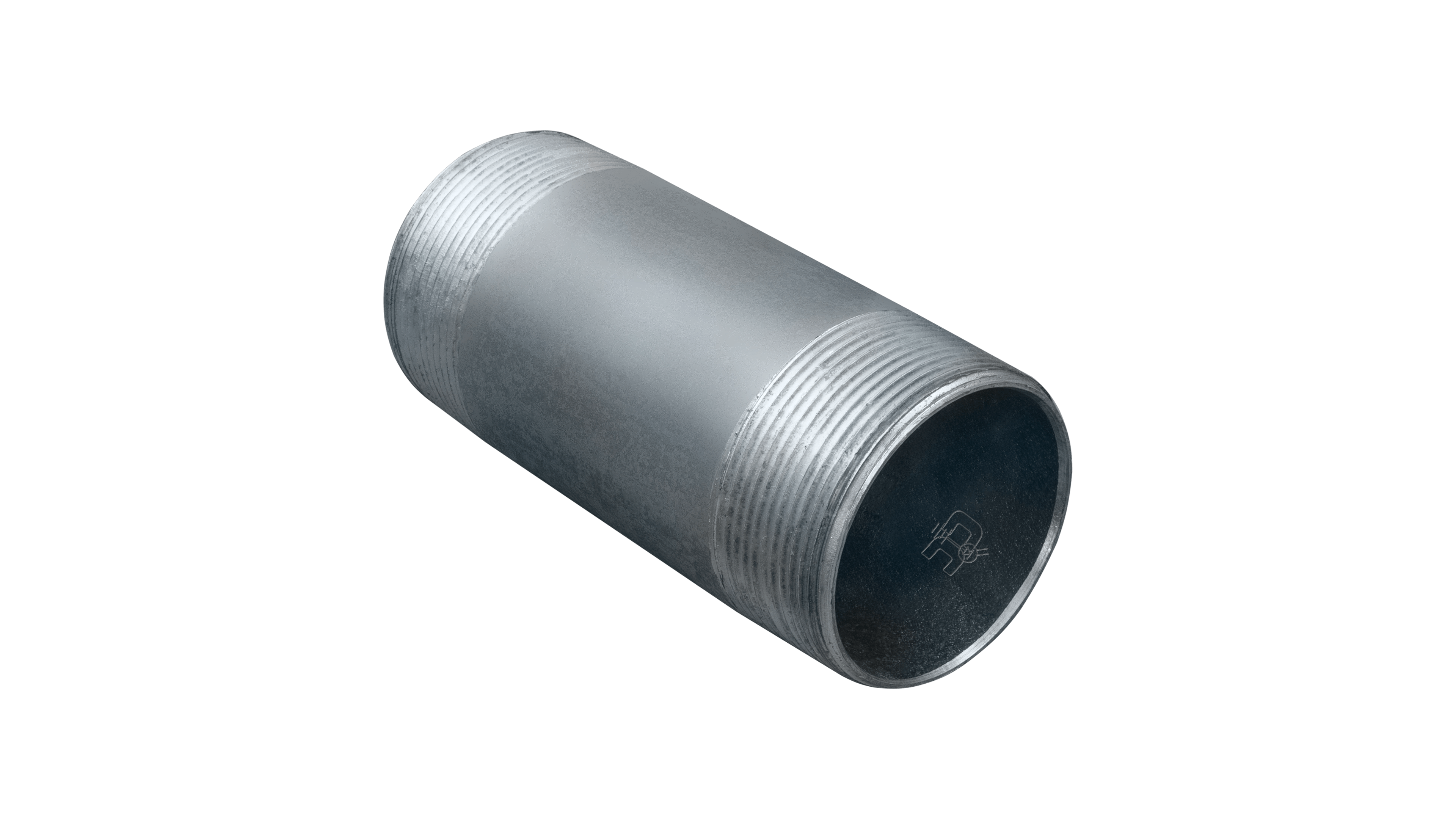 2 In. Galvanized Rigid Metal Conduit (RMC) Nipple Various Lengths