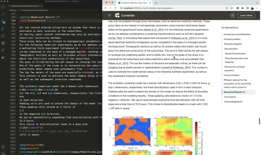 How to use LaTeX with MyST Markdown Curvenote Blog