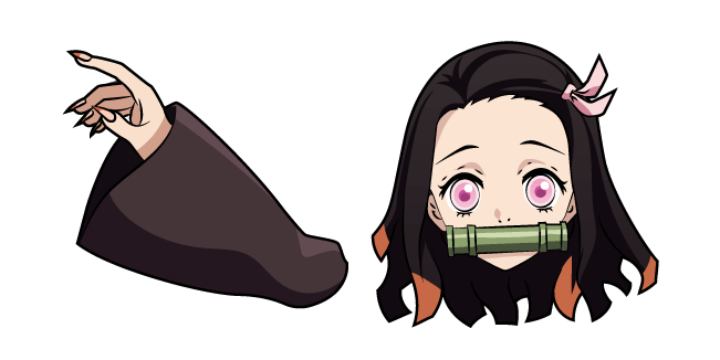 Demon Slayer Nezuko Kamado cursor Custom Cursor