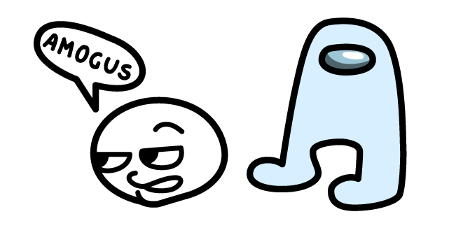 Amogus Meme cursor Custom Cursor browser extension