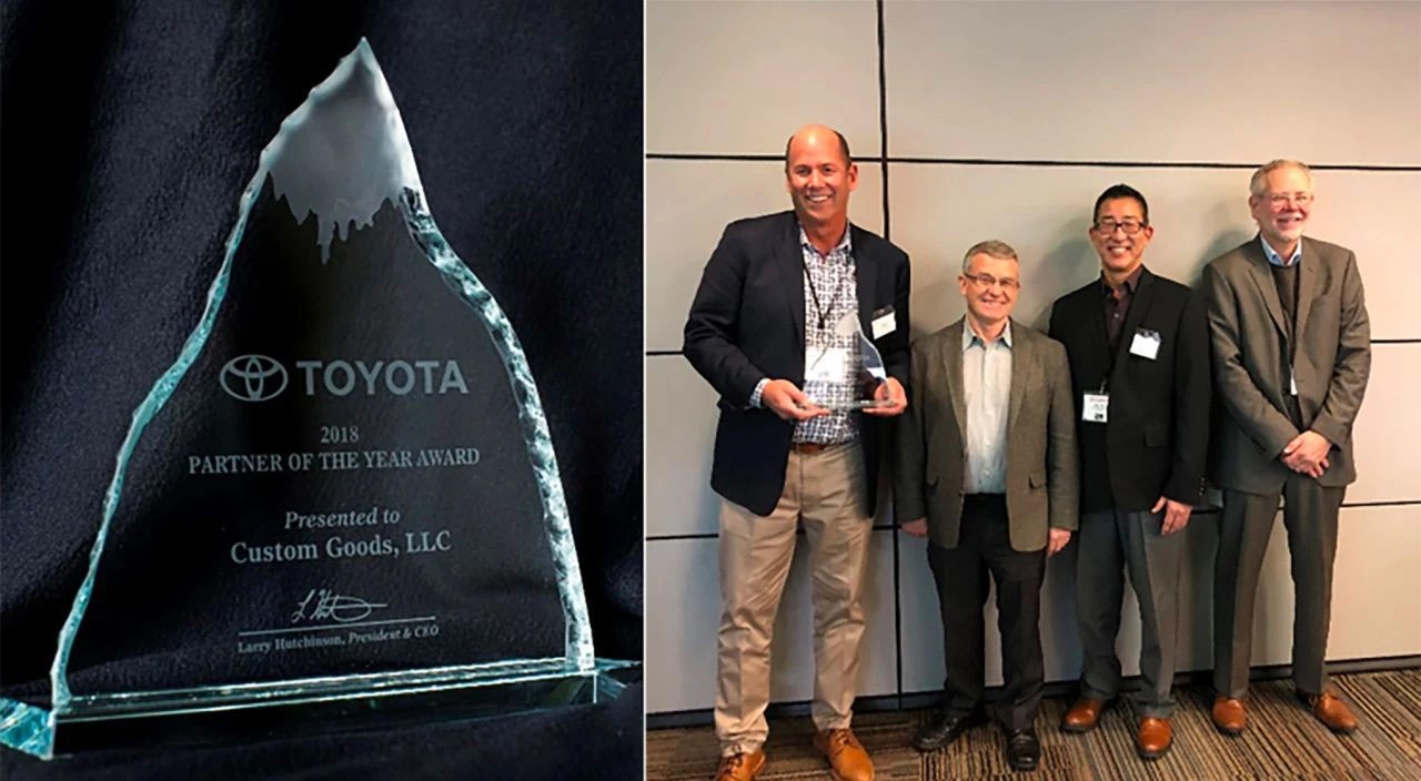 Custom Goods Wins Partner of the Year Award!