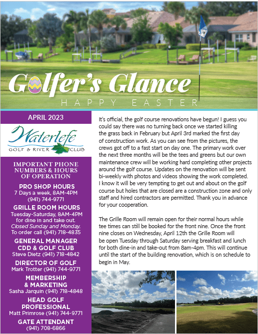 Waterlefe Golf & River Club Bradenton, Florida