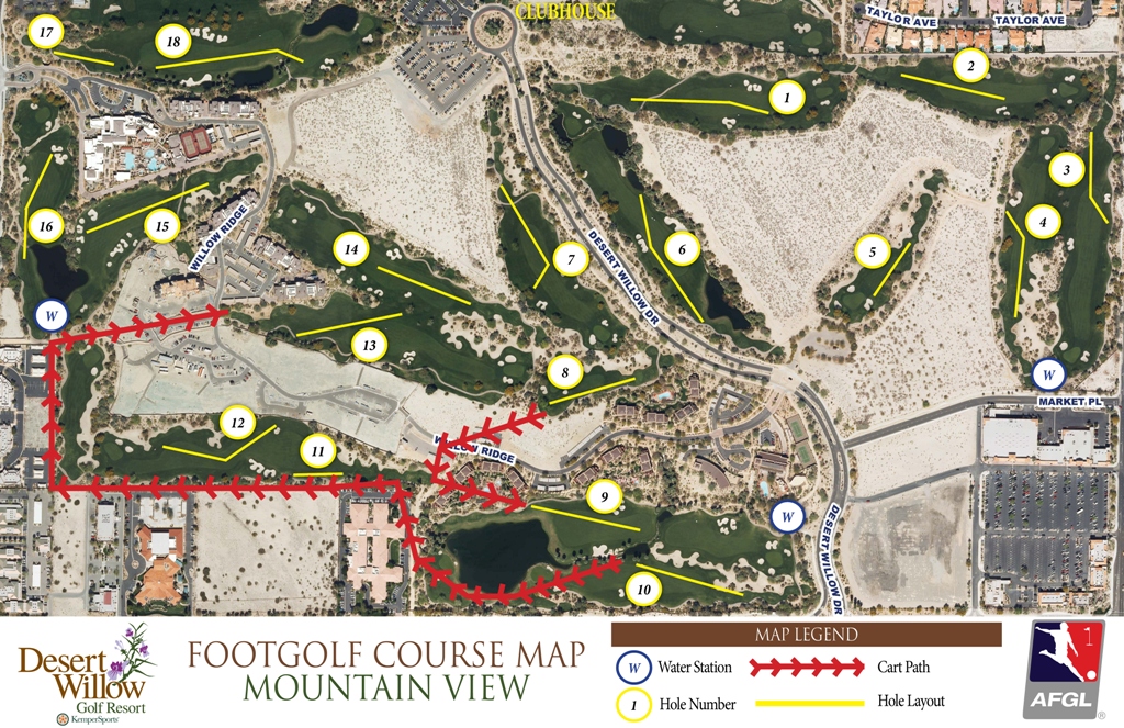 FootGolf Course at Desert Willow Golf Resort