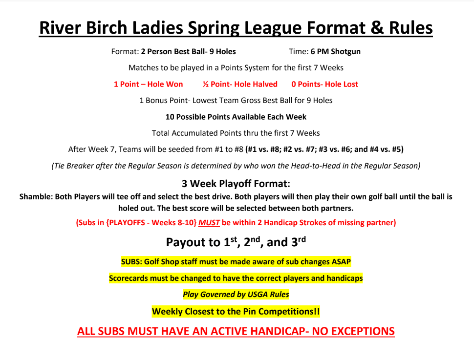 River Birch Golf Course