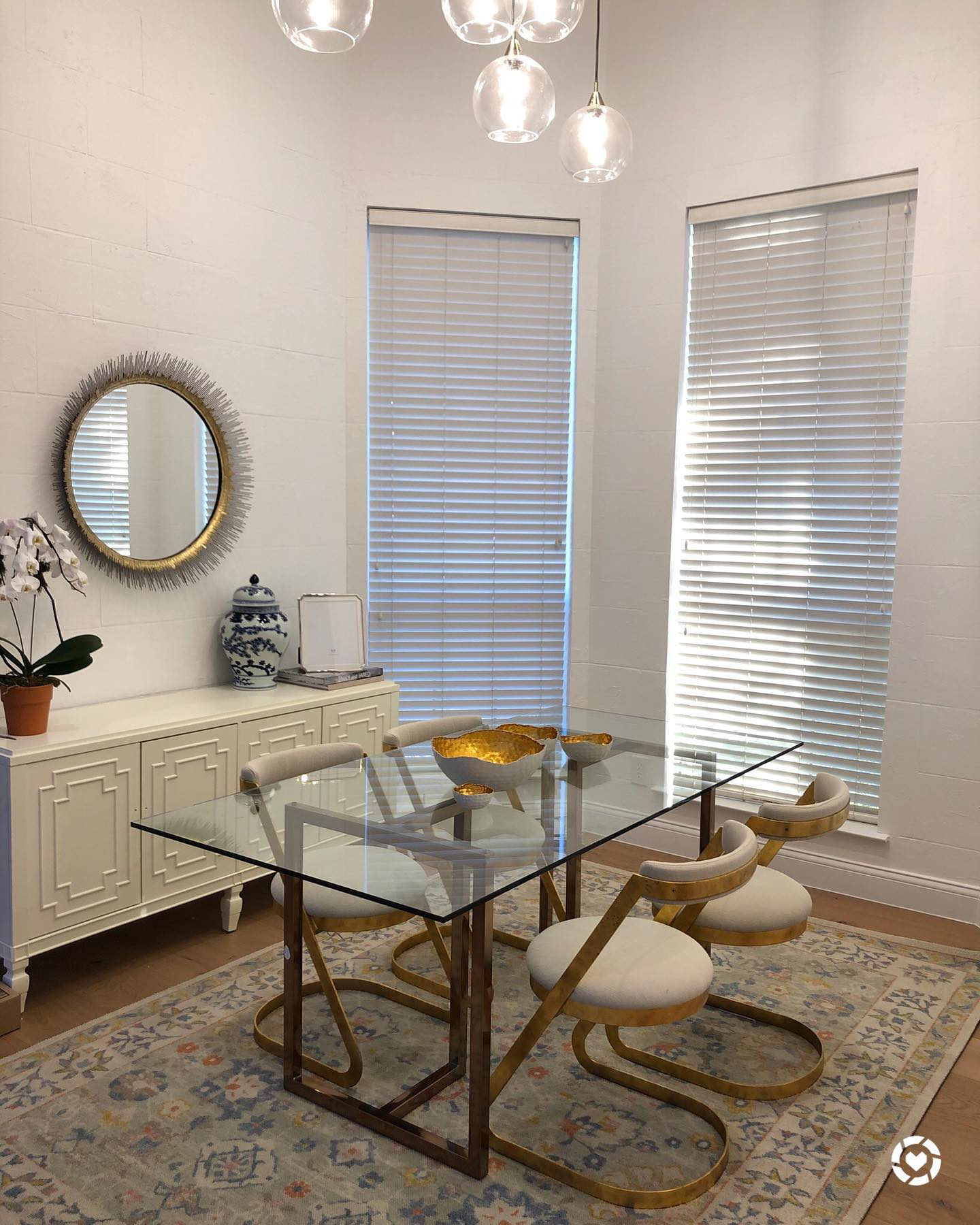 Clarendon Large Round Wall Mirror + Reviews Crate & Barrel