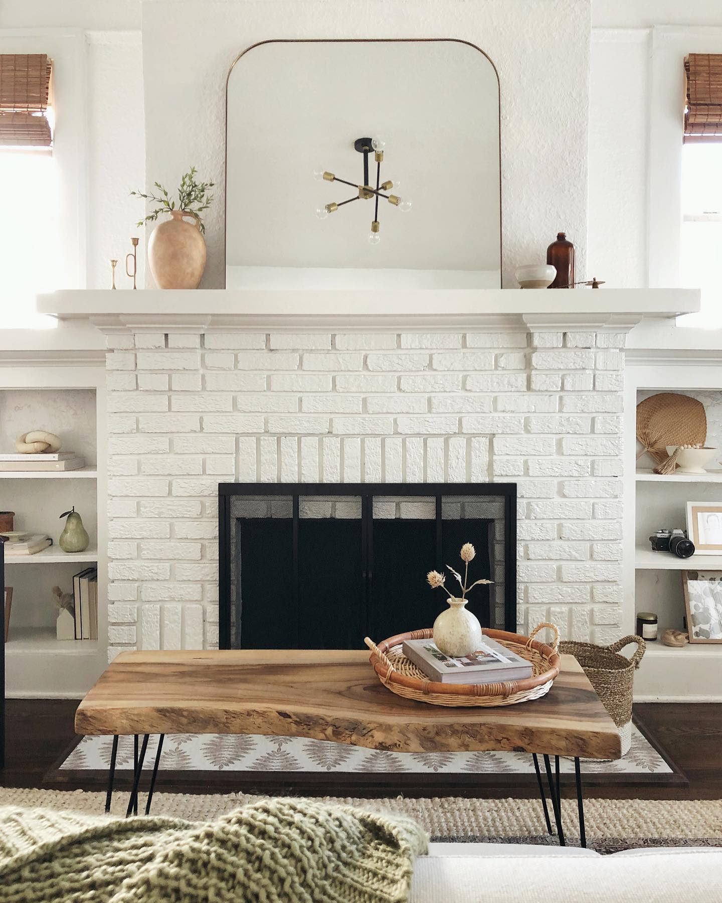 Edge Brass Arch Wall Mirror 36"x34" + Reviews Crate & Barrel Canada