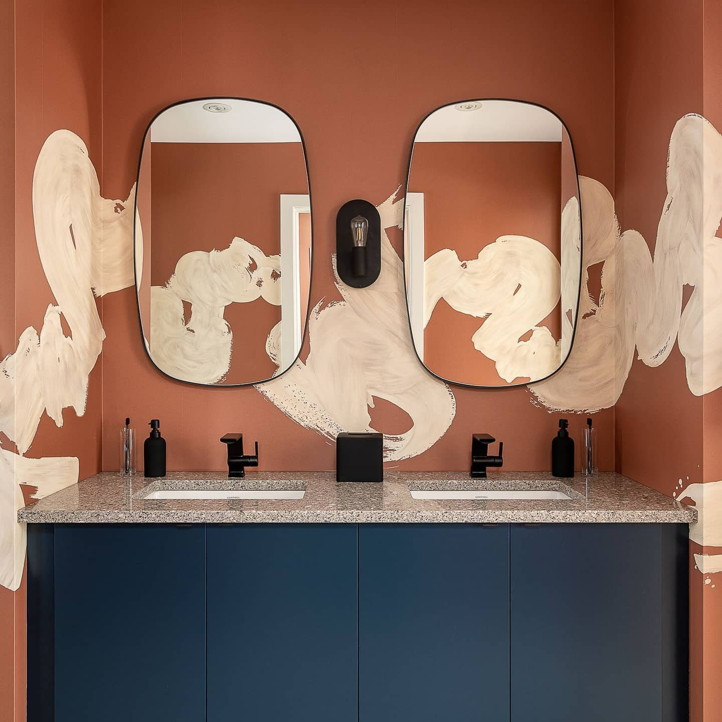 Infinity Black Oblong Wall Mirror 23"x37" + Reviews CB2 Canada