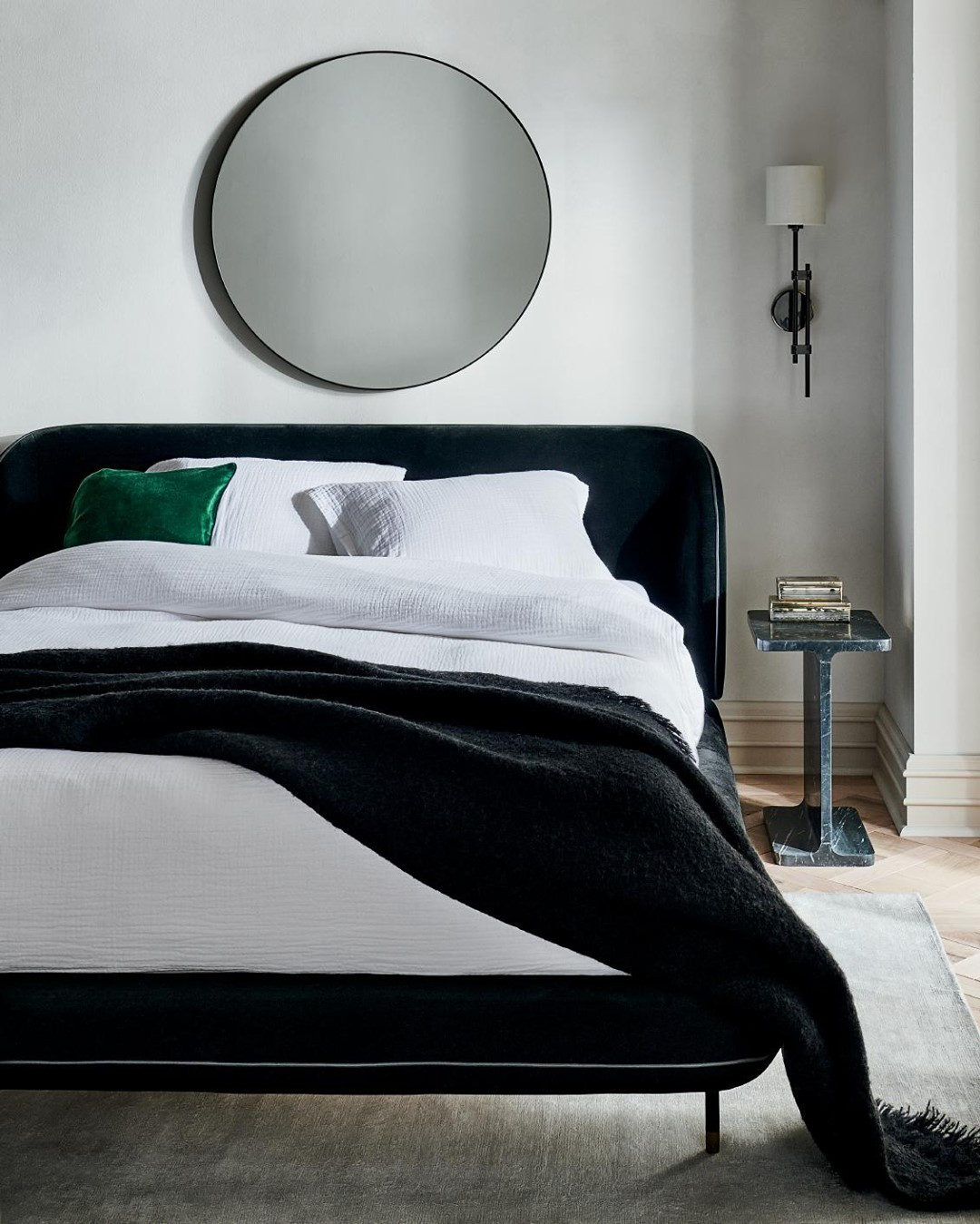 Alto Organic Cotton White Full/Queen Duvet Cover + Reviews CB2
