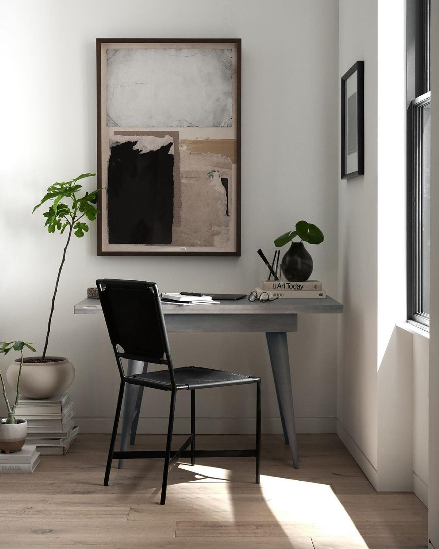 Laredo Black Leather Dining Chair + Reviews Crate & Barrel