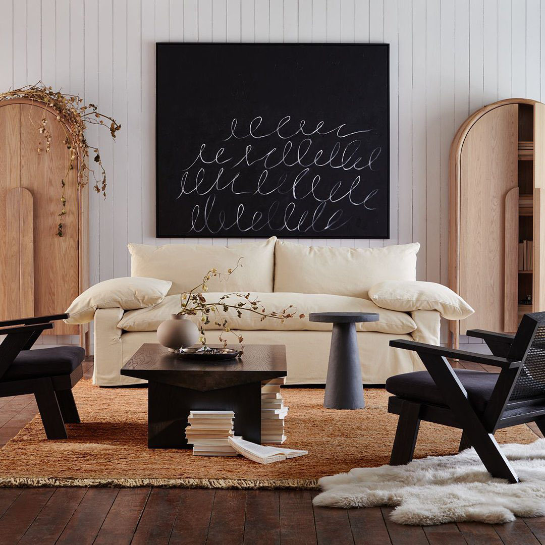 Willy Charcoal Brown Round Pedestal Side Table by Leanne Ford + Reviews