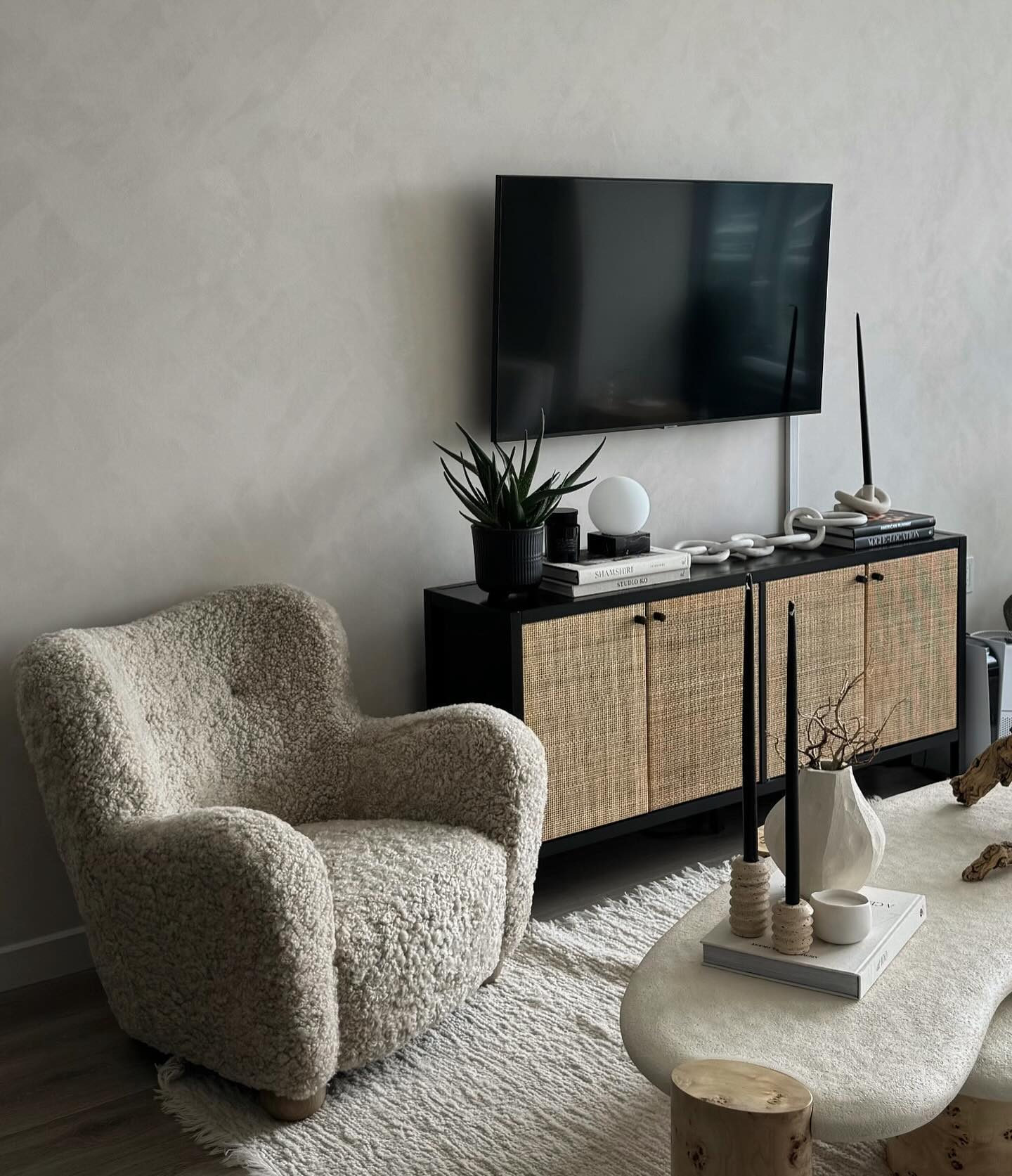 Le Tuco Shearling Accent Chair by Athena Calderone + Reviews Crate