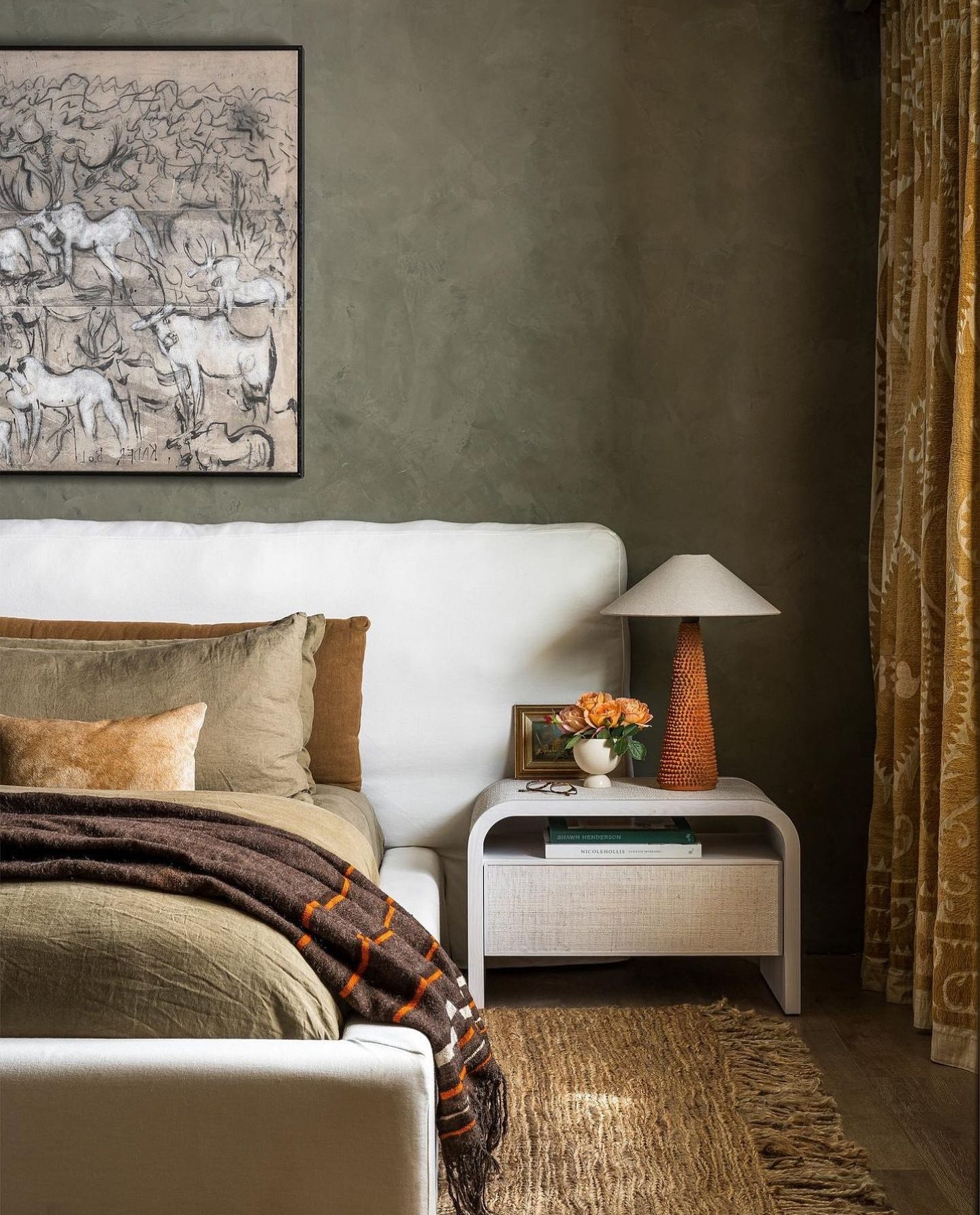 Rica Whitewash Grasscloth Nightstand by Leanne Ford + Reviews Crate