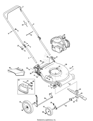 Craftsman 11A-B03R799 (247.37010) (2012) Walk Behind Mower | Partswarehouse