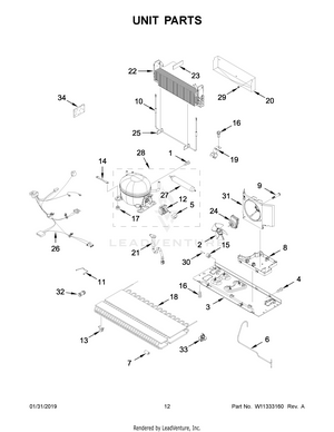 WRF555SDFZ09 Interactive Exploded View