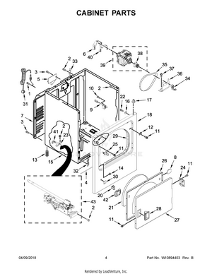 WGD4815EW2 Interactive Exploded View