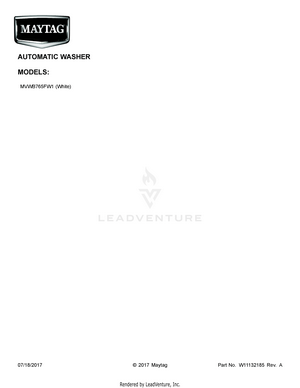 MVWB765FW1 Interactive Exploded View