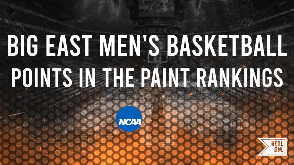 202324 Big East Team Points In The Paint Leaders RealGM