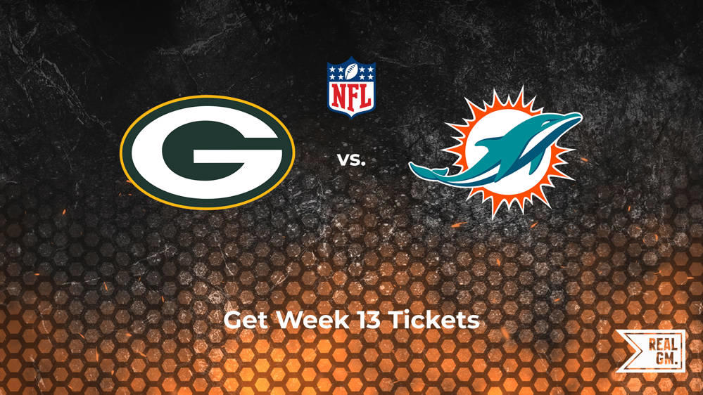Week 13: Packers vs. Dolphins Tickets Available for Thursday Night 
