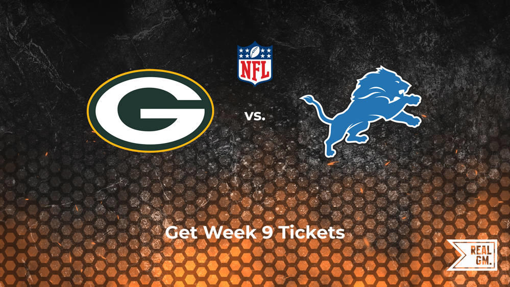 Week 9 Lions vs. Packers Tickets Available for Sunday, Nov. 3 RealGM