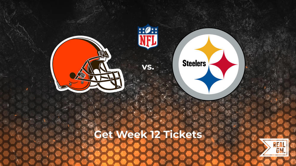 Week 12 Browns vs. Steelers Tickets Available for Thursday Night