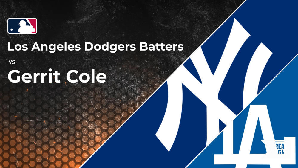 Dodgers vs. Gerrit Cole and the Yankees Batter vs. Pitcher Stats and