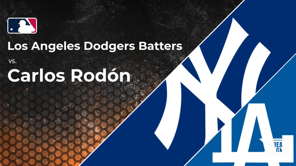 Dodgers vs. Carlos Rodón and the Yankees Batter vs. Pitcher Stats and