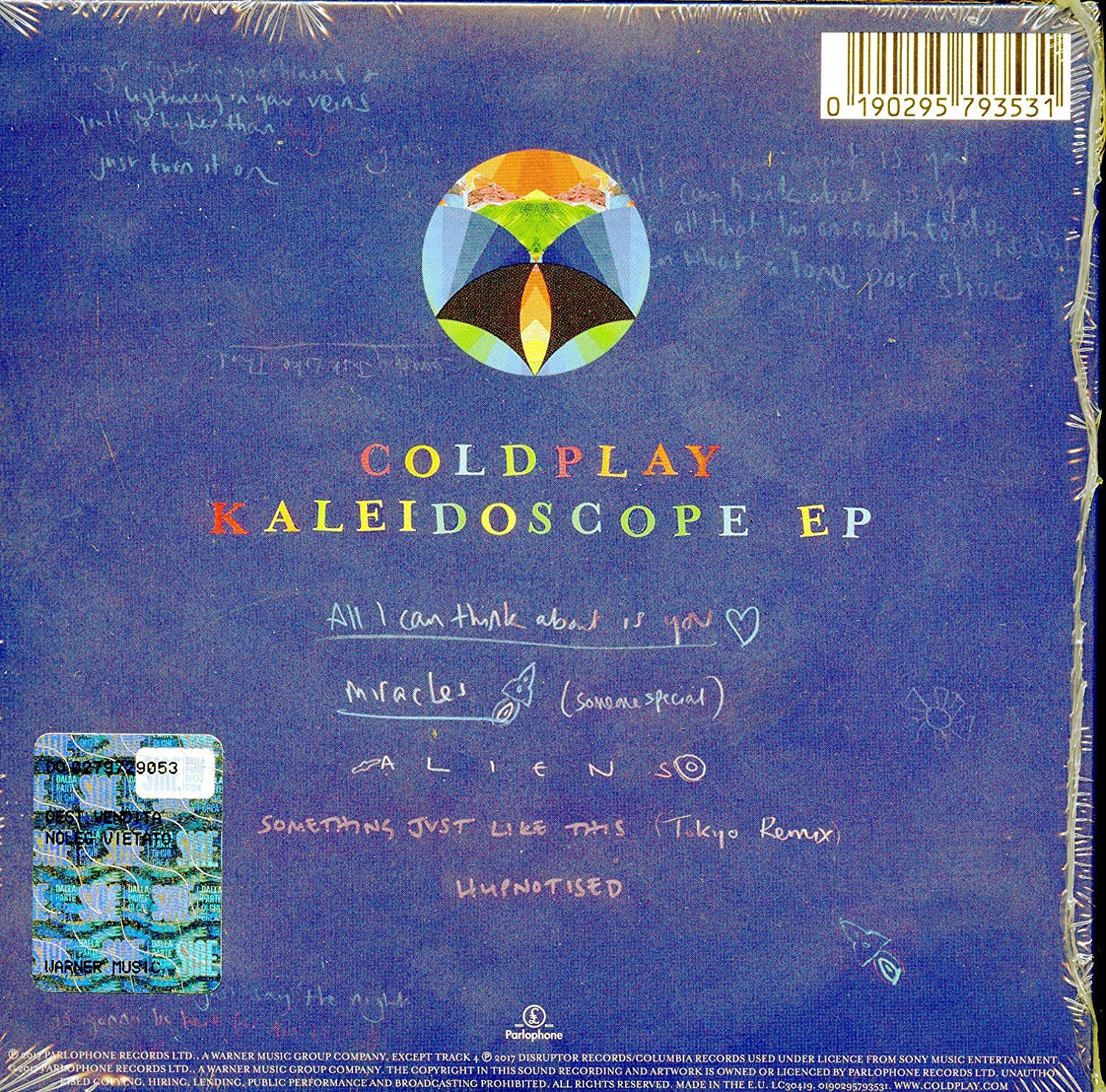 Kaleidoscope EP Vinyl Coldplay