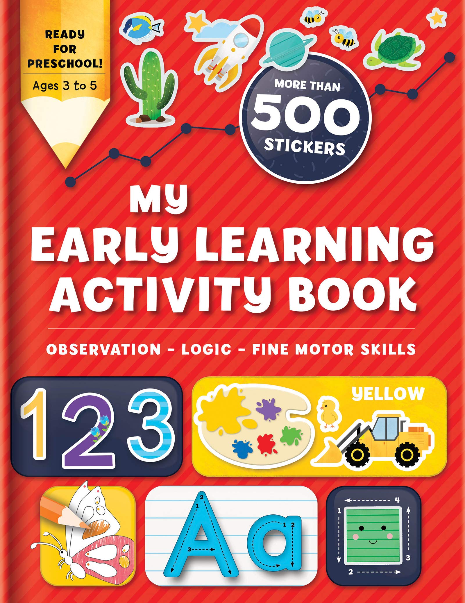 My Early Learning Activity Book Observation Logic Fine Motor Skills