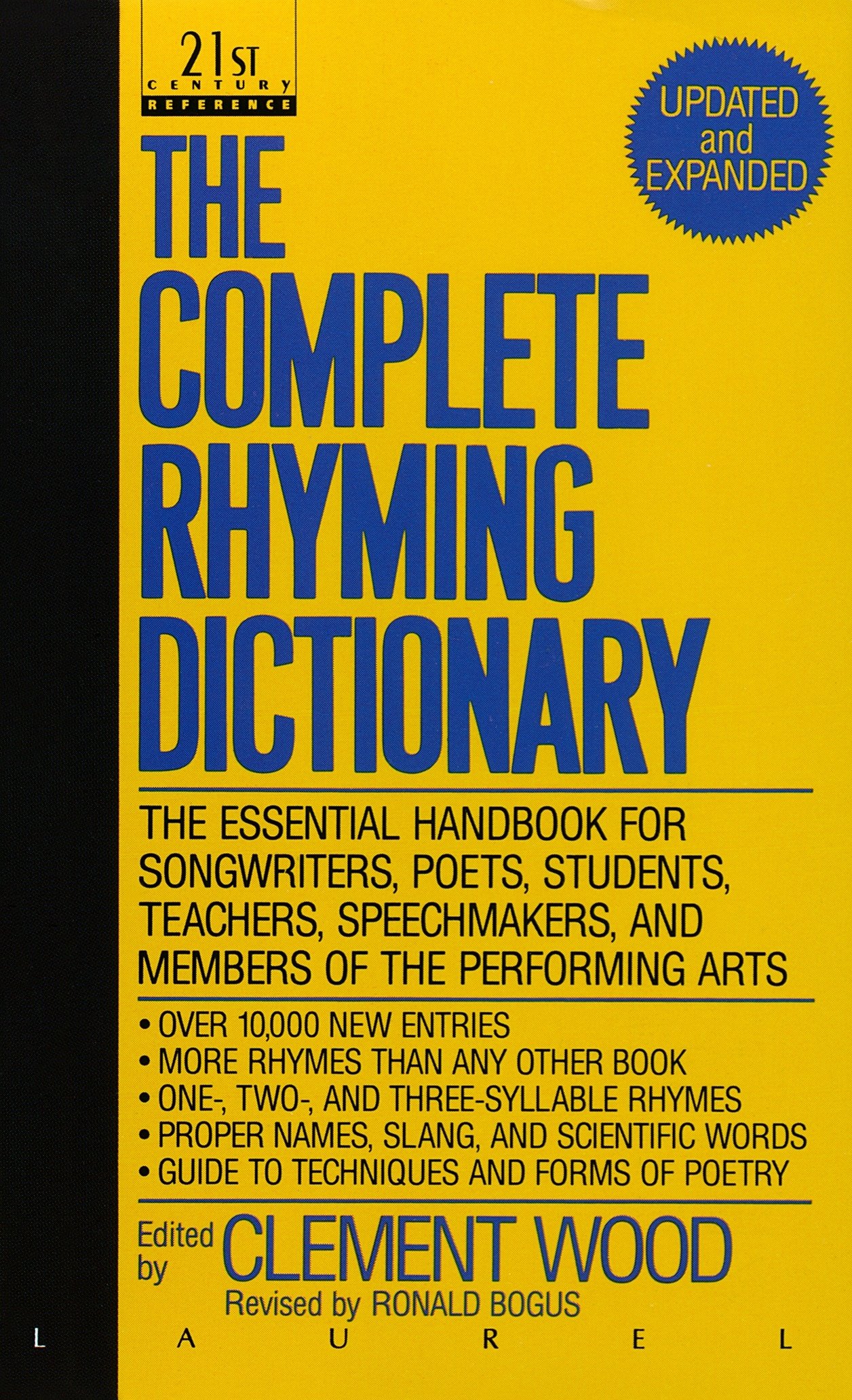 The Complete Rhyming Dictionary Clement Wood