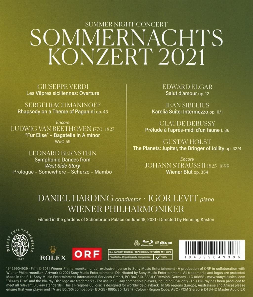 Sommernachtskonzert 2021 / Summer Night Concert 2021 Wiener