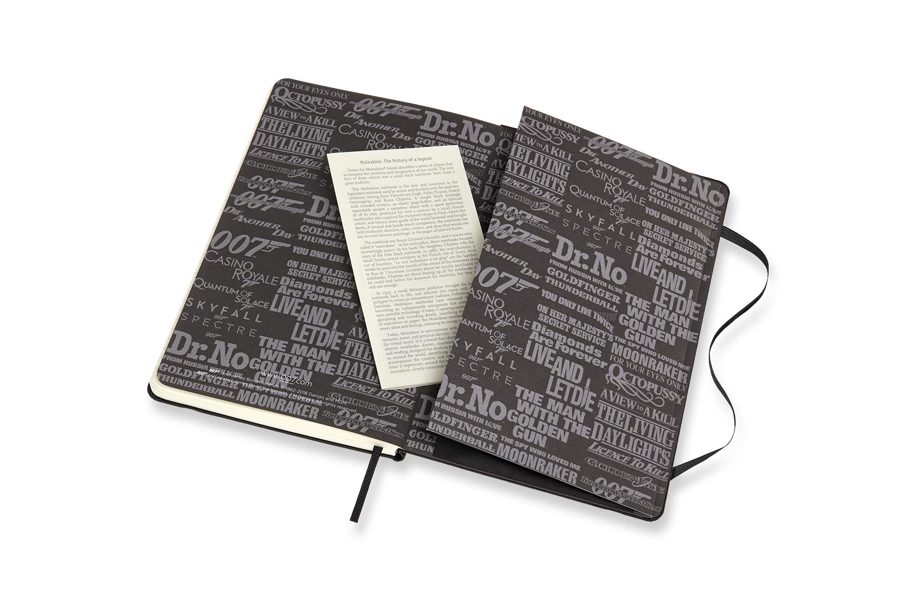 Moleskine Limited Edition Notebook, James Bond, Collectors Box