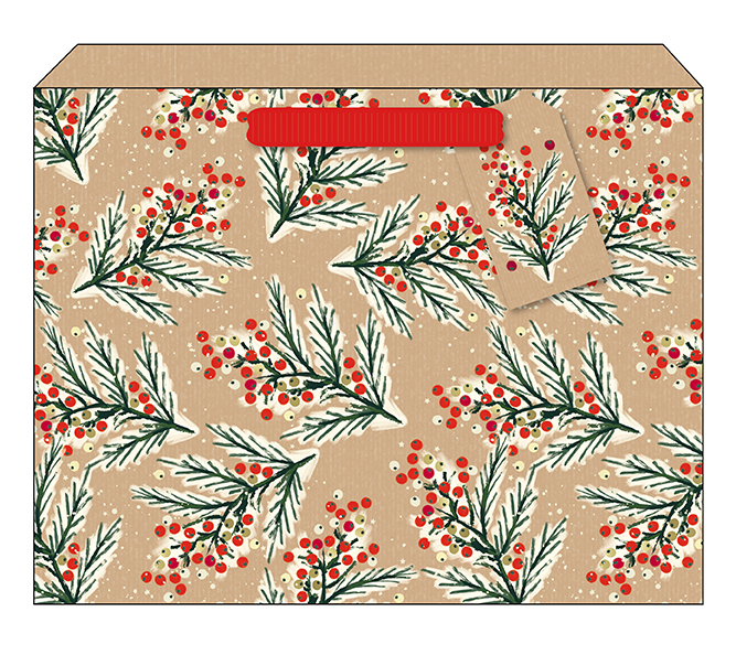 Punga de cadou Shooper Holly Great British Card Company