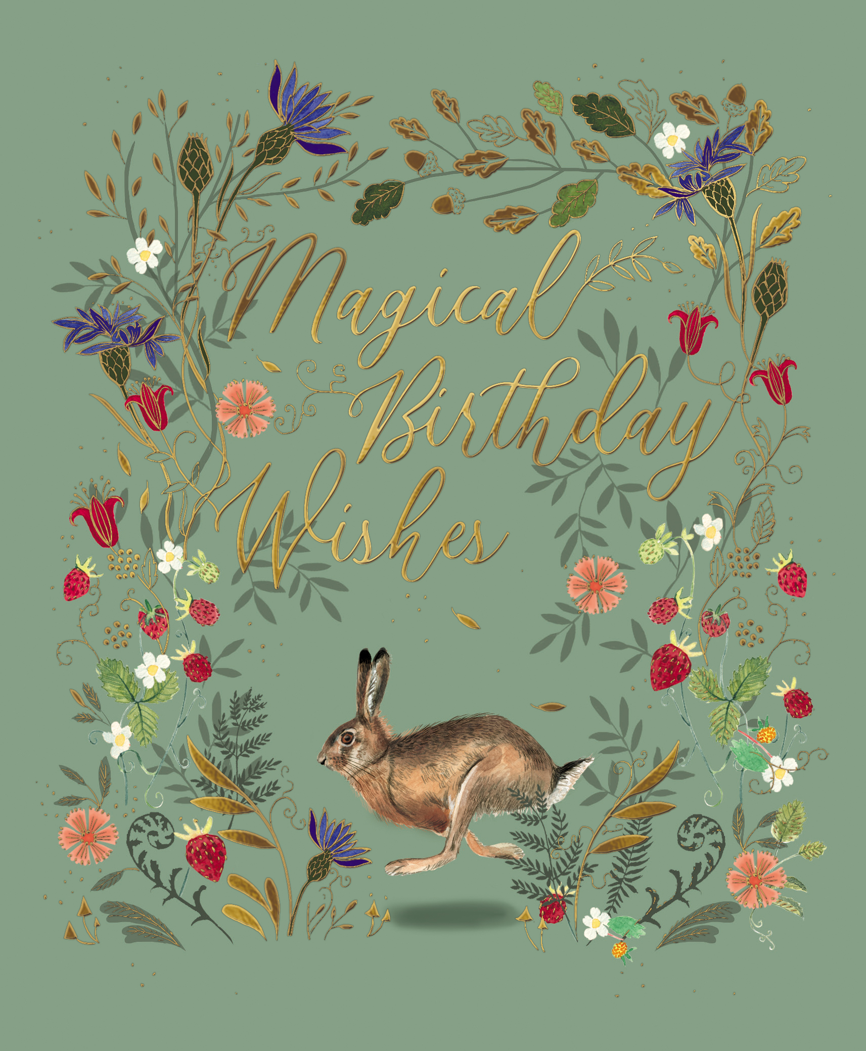 Felicitare Magical Birthday Wishes Great British Card Company
