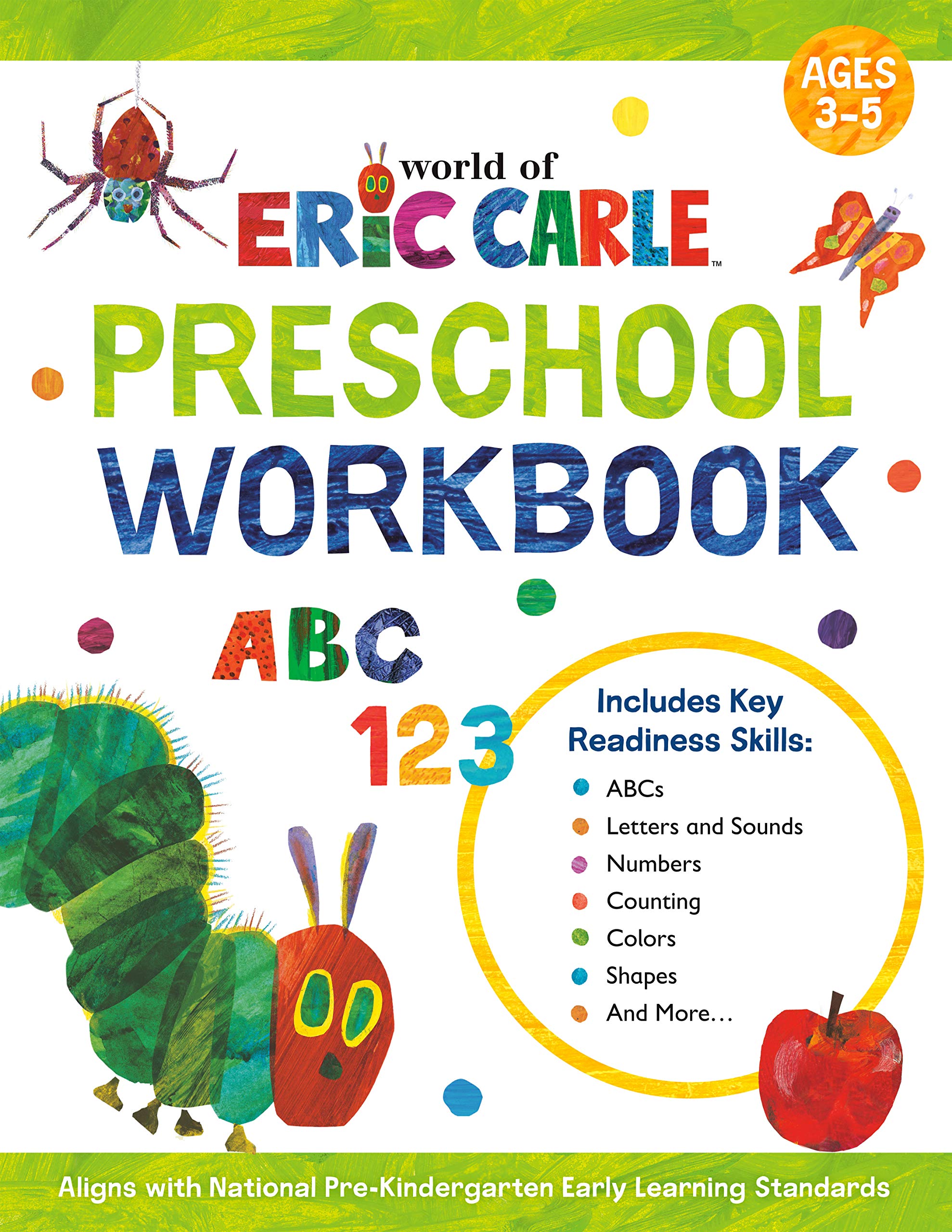 World of Eric Carle Preschool Workbook Wiley Blevins