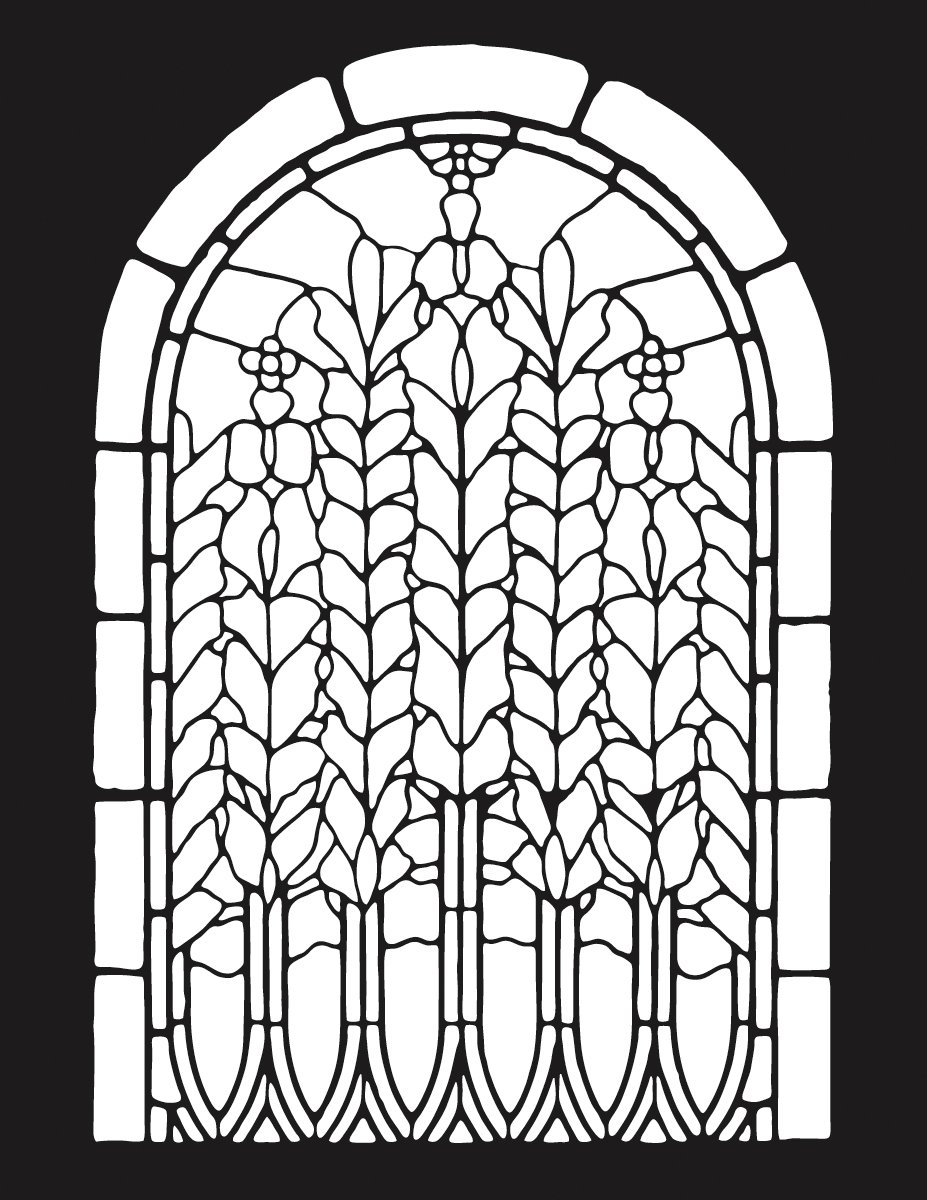 Tiffany Stained Glass Coloring Book