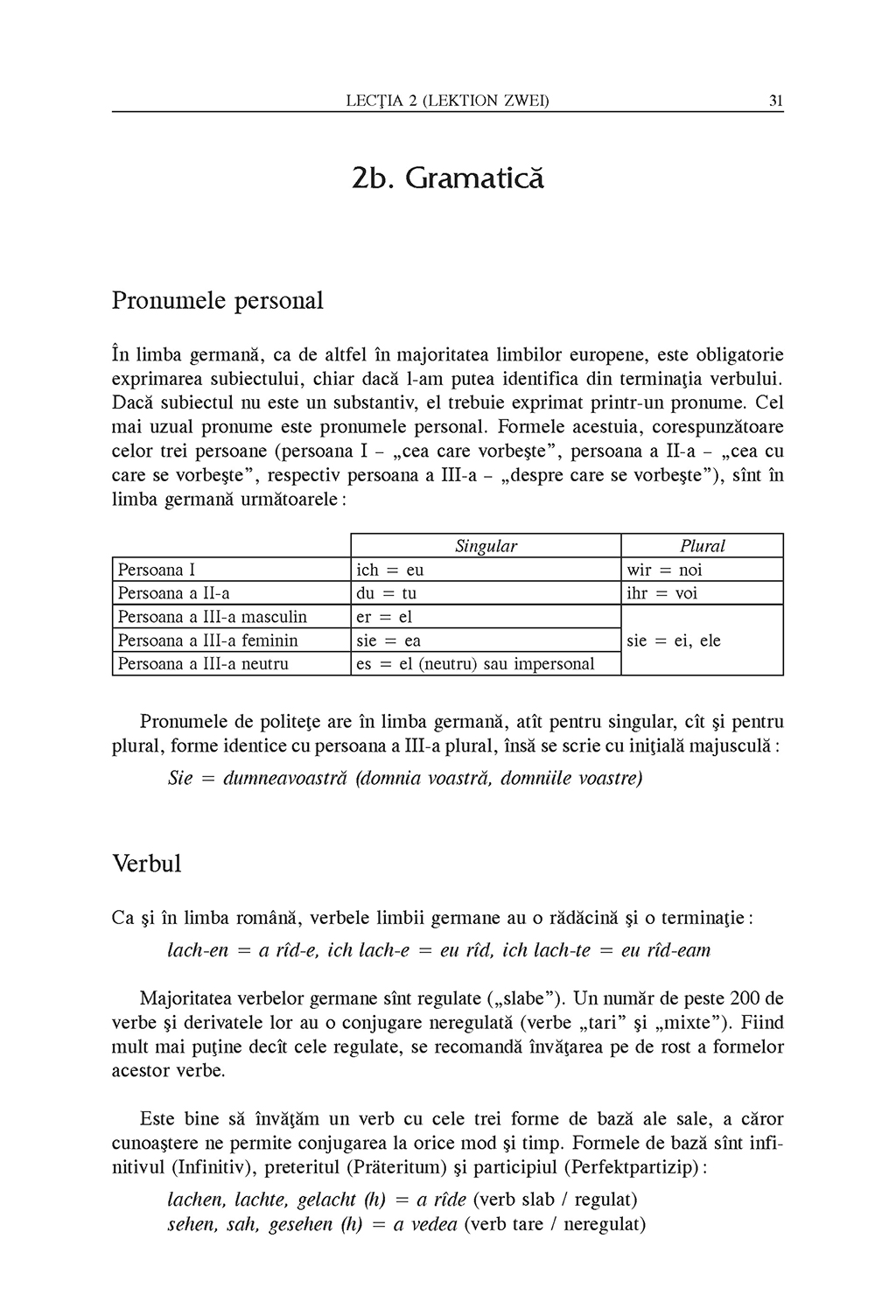 Limba Germana Orlando Balas