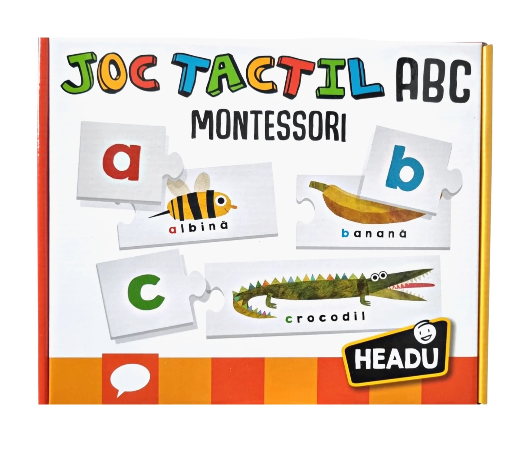 Puzzle educativ ABC in limba romana Headu