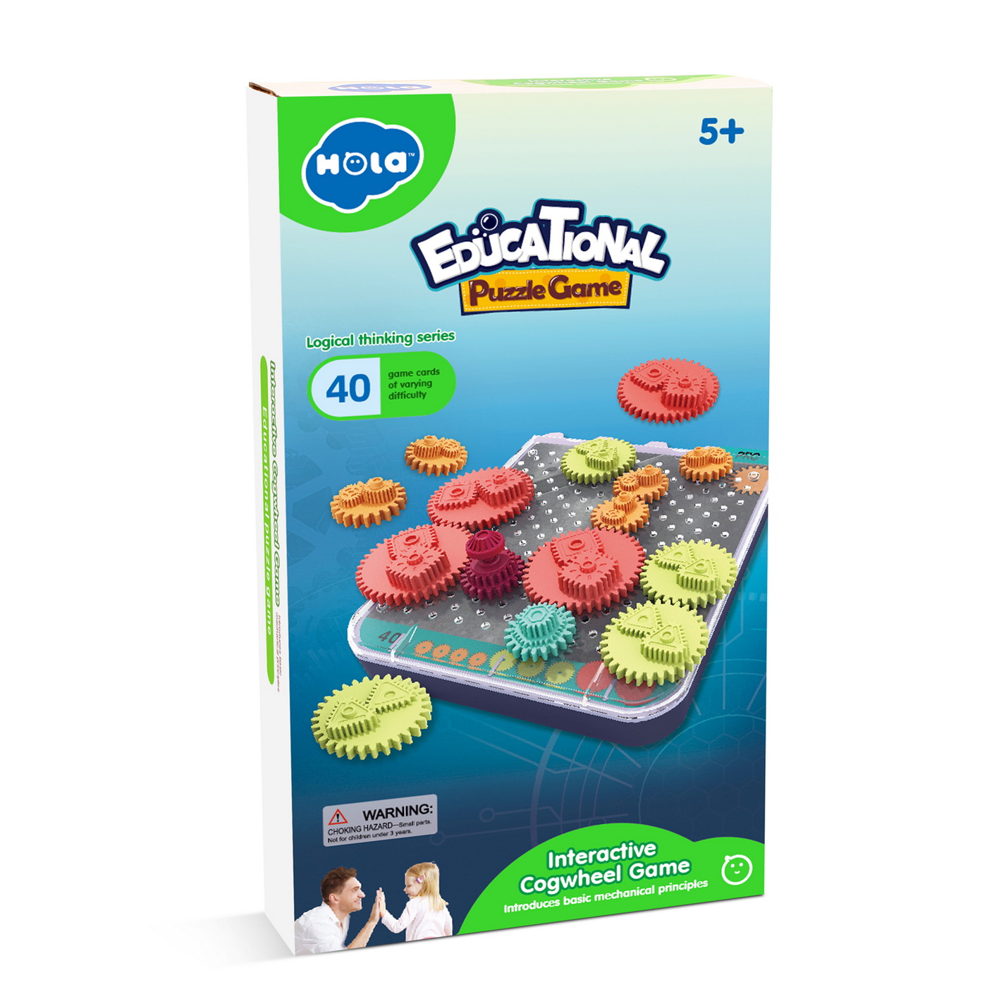 Joc educativ Educational Puzzle Game Interactive Coqwheel Game Hola