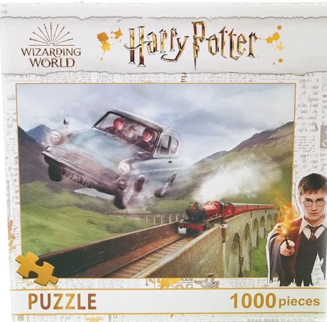 Puzzle Harry Potter Masina Zburatoare, 1000 piese Jigsaw Puzzle