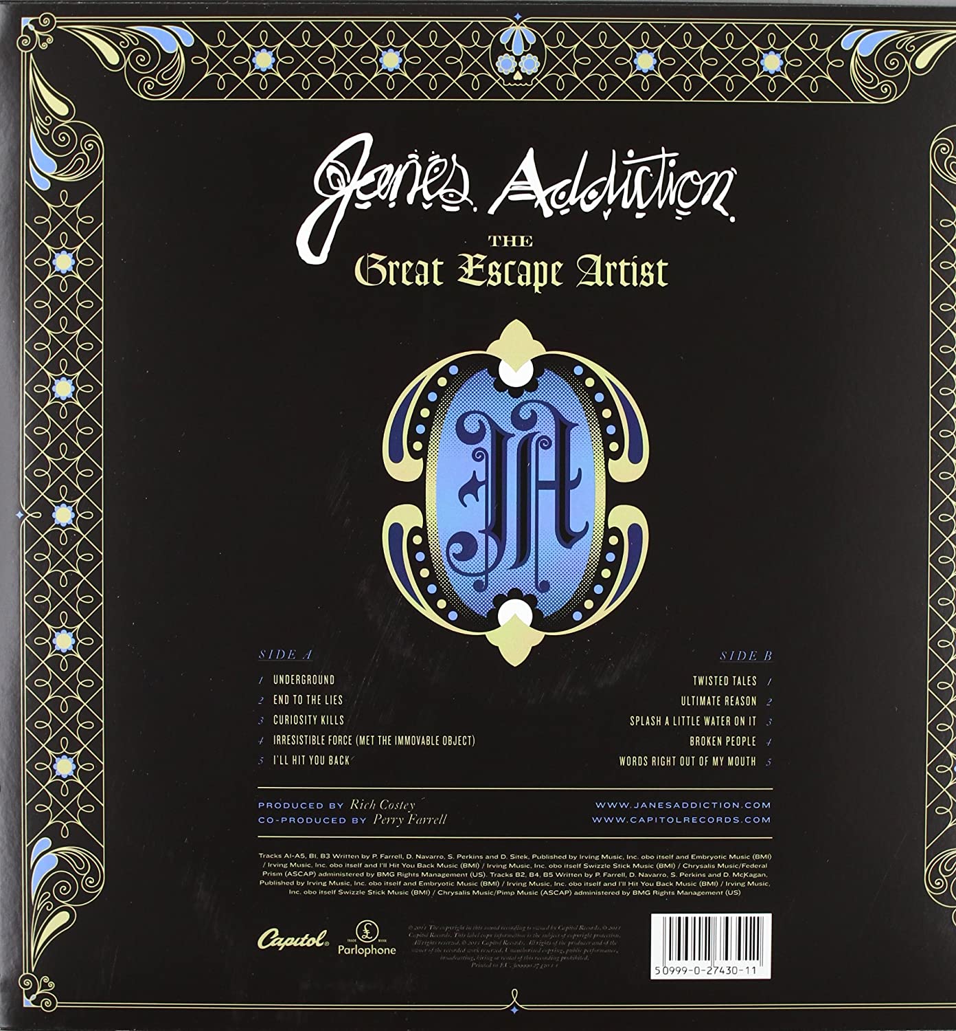 The Great Escape Artist Vinyl Jane's Addiction