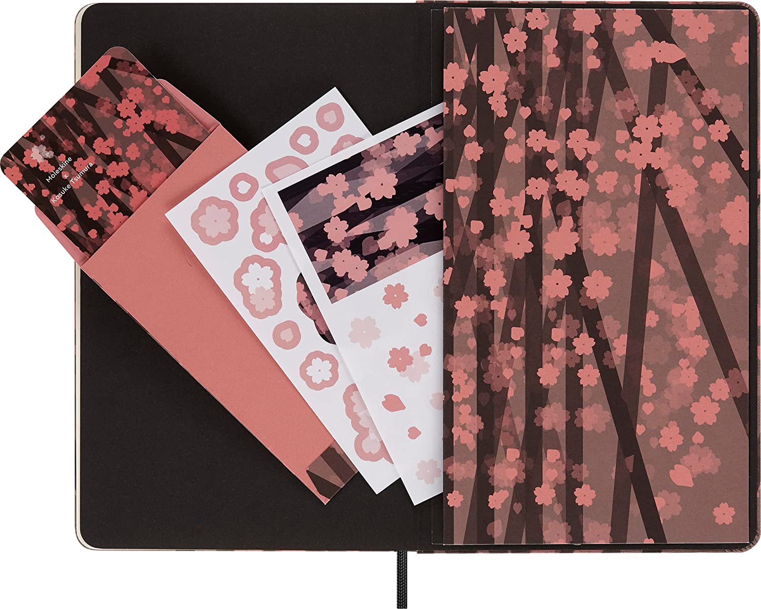 Moleskine Limited Edition Sakura Fabric Hard Cover, Pocket