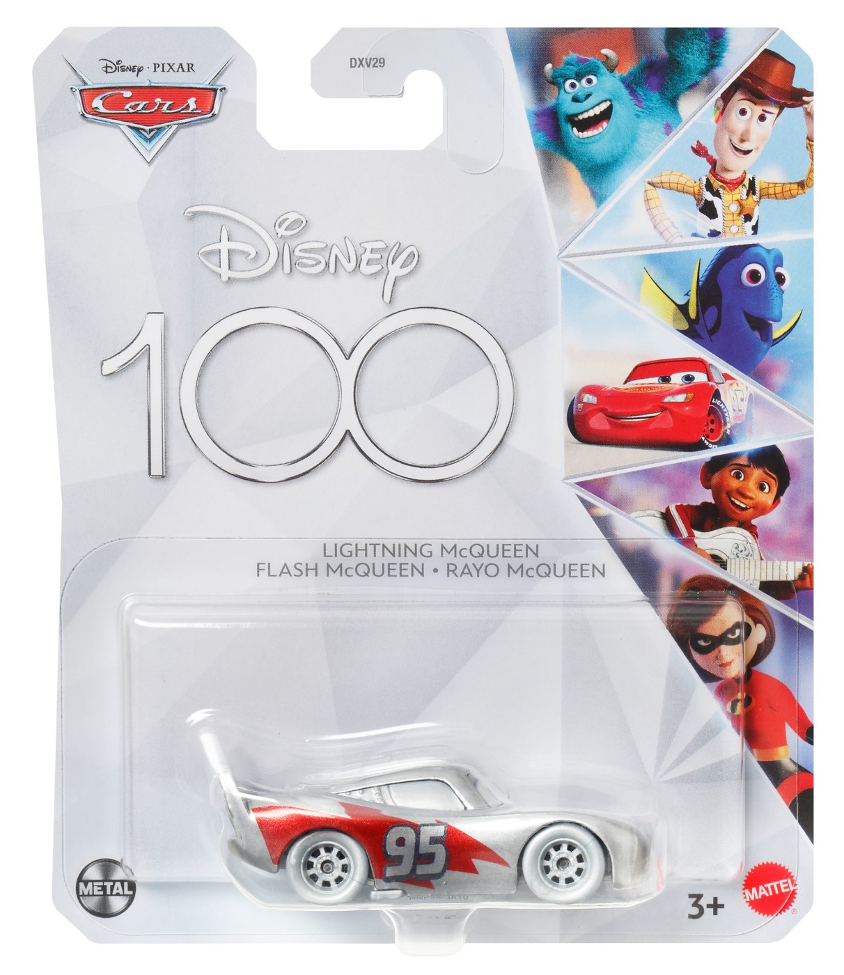 Masinuta Disney Cars Disney 100 Lightning McQueen Mattel