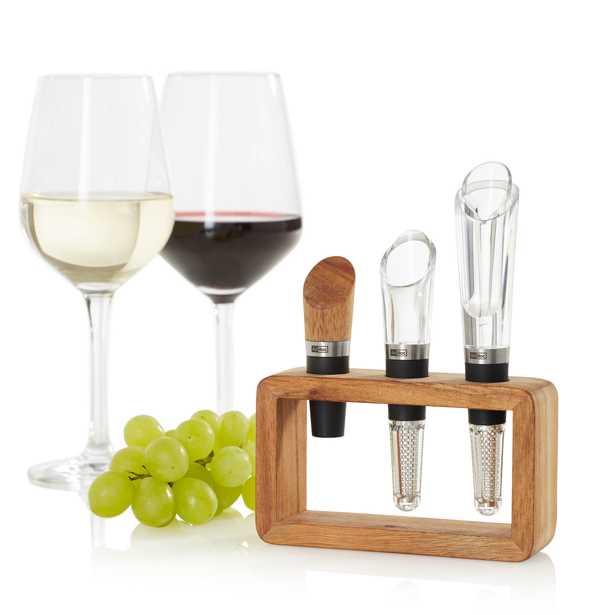 Set 3 accesorii vin Wine Connoisseur AdHoc